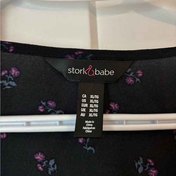 Stork and babe maternity top - Picture 4 of 4